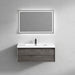 Bella 42" Floating Vanity in Smoke Oak with Acrylic Double Sink - Better Vanity