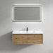 Bella 48" Floating Vanity in White Oak with Acrylic Double Sink - Better Vanity