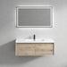 Bella 48" Floating Vanity in Light Oak with Acrylic Double Sink - Better Vanity