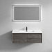 Bella 48" Floating Vanity in Smoke Oak with Acrylic Double Sink - Better Vanity