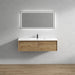Bella 60" Floating Vanity in White Oak with Acrylic Single Sink - Better Vanity