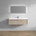 Bella 60" Floating Vanity in Light Oak with Acrylic Single Sink - Better Vanity