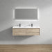 Bella 60" Floating Vanity in Light Oak with Acrylic Double Sink - Better Vanity
