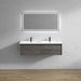 Bella 60" Floating Vanity in Smoke Oak with Acrylic Double Sink - Better Vanity