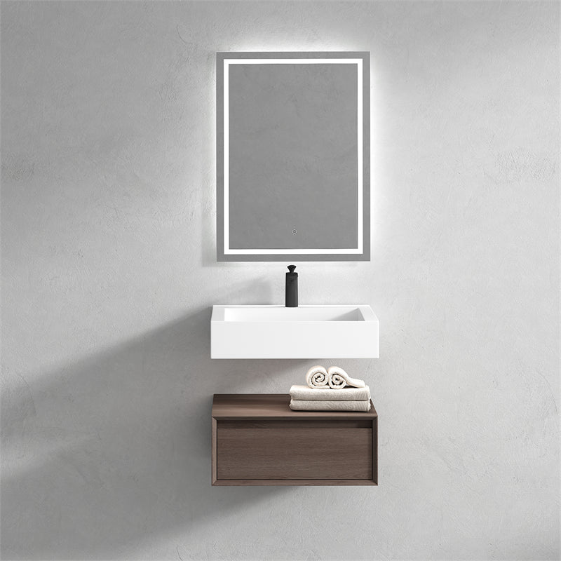 Alysa 24"-84" Floating Vanity with Reinforced Acrylic Sink