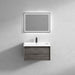 Bella 30" Floating Vanity with Single Reinforced Acrylic Sink Top in Smoke Oak - Better Vanity