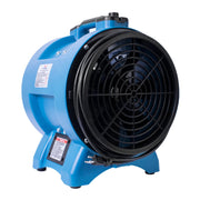4 x 12 confined space ventilator fan left angel view.