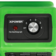 4 x 2480a green hepa air scrubber speed close up.