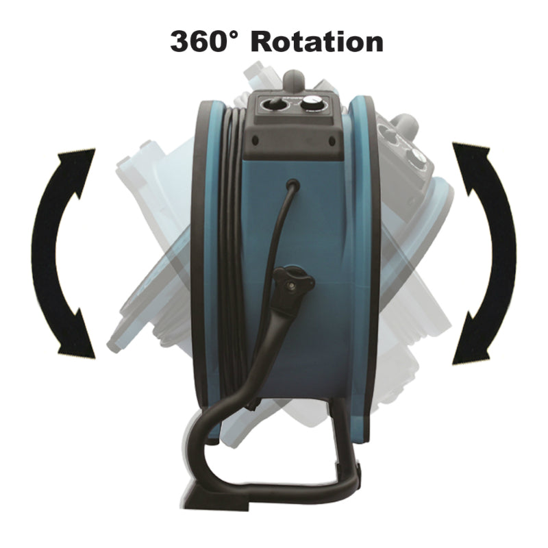 4 x 47atr axial air mover fan 360 degree rotation.