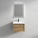 Bella 24" Floating Vanity with Single Reinforced Acrylic Sink Top in White Oak - Better Vanity