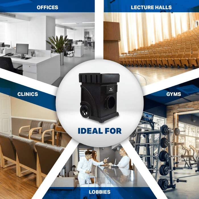 5 XPOWER AP 1800D MEGA Air Purification System Ideal For.