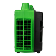 5 x 2480a green hepa air scrubber left side view.
