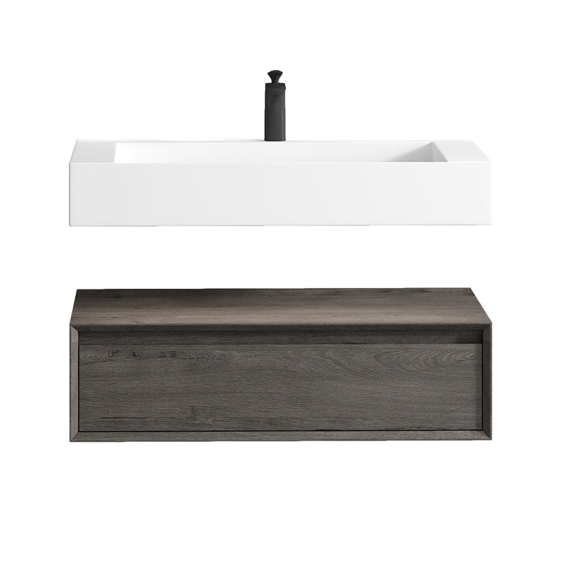 Alysa 24"-84" Floating Vanity with Reinforced Acrylic Sink