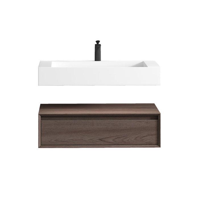 Alysa 24"-84" Floating Vanity with Reinforced Acrylic Sink