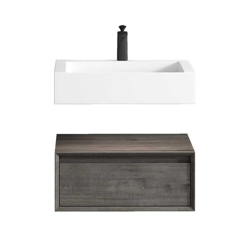 Alysa 24"-84" Floating Vanity with Reinforced Acrylic Sink