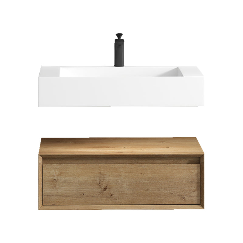 Alysa 24"-84" Floating Vanity with Reinforced Acrylic Sink