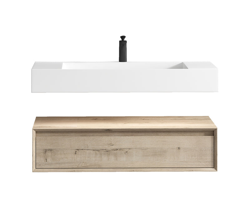 Alysa 24"-84" Floating Vanity with Reinforced Acrylic Sink