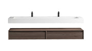 Alysa 24"-84" Floating Vanity with Reinforced Acrylic Sink (image 7)