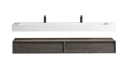 Alysa 24"-84" Floating Vanity with Reinforced Acrylic Sink (image 4)