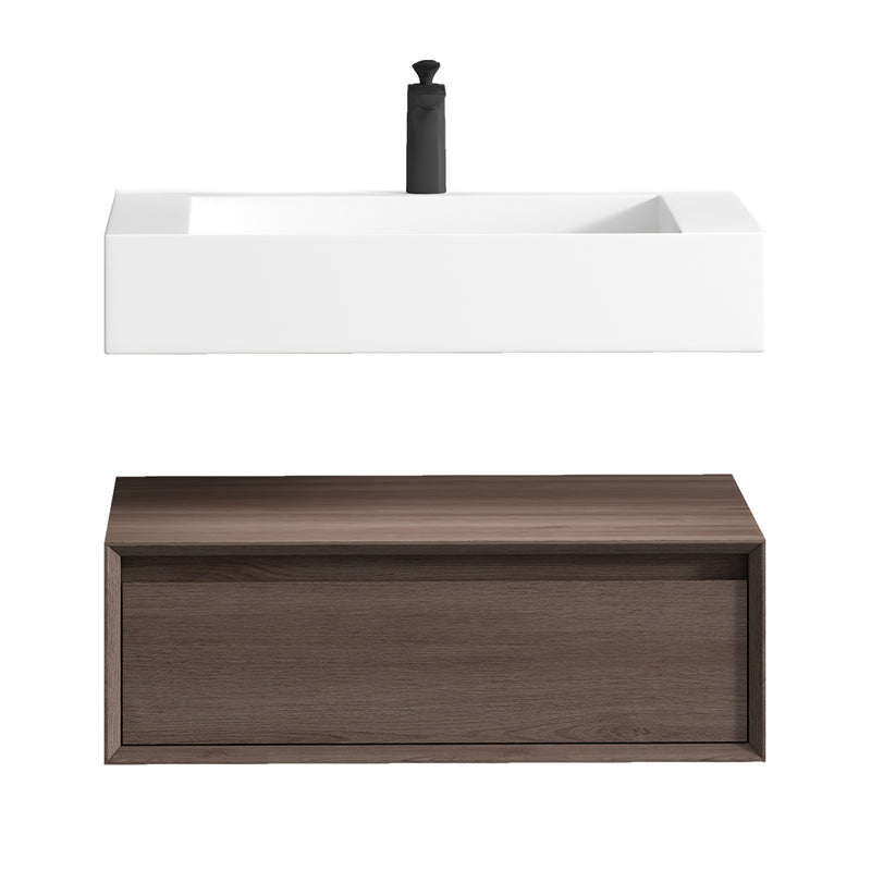 Alysa 24"-84" Floating Vanity with Reinforced Acrylic Sink