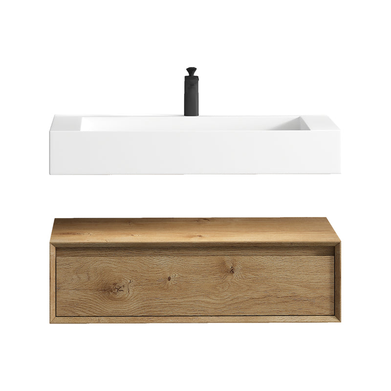 Alysa 24"-84" Floating Vanity with Reinforced Acrylic Sink