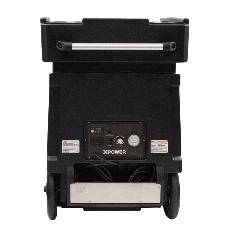 7 XPOWER AP 2500D MEGA Air Purification System Back View.