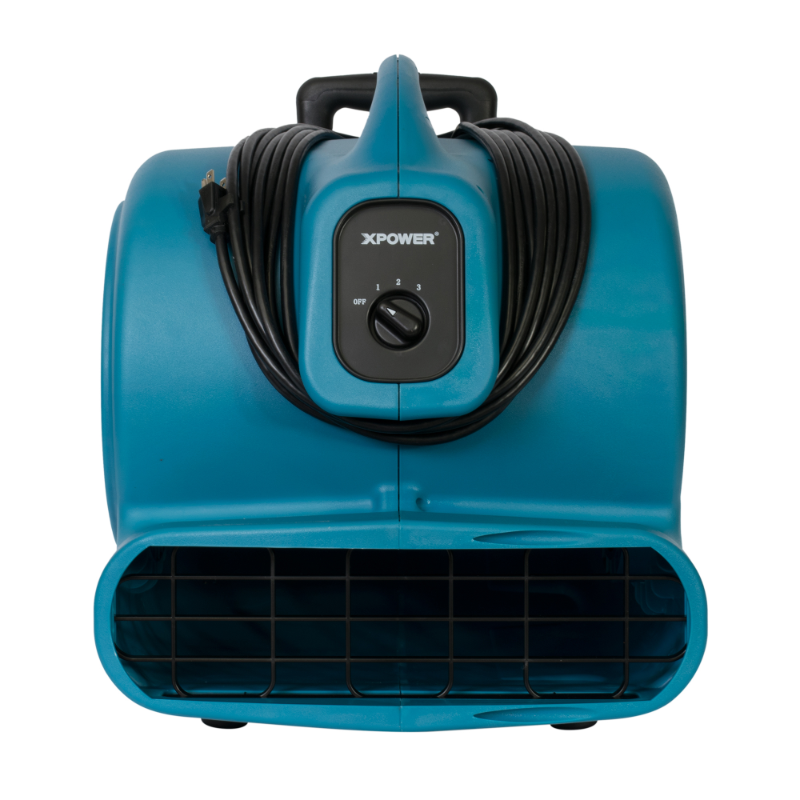 7 p 830h blue air mover front view wrap around.