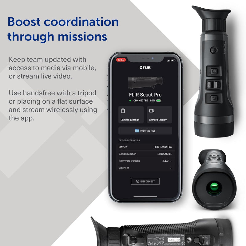 FLIR Scout Pro 640x480 30 Hz Thermal Imaging Monocular for Law Enforcement