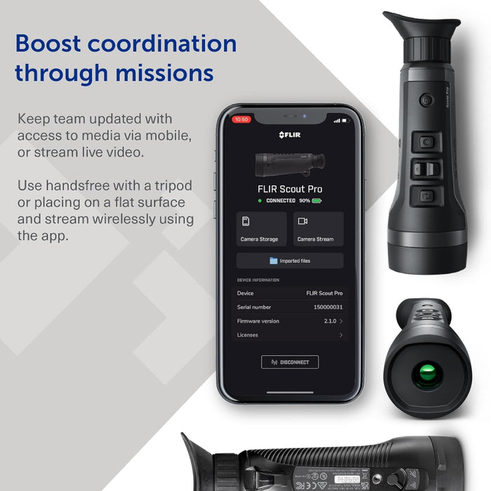 FLIR Scout Pro 640x480 30 Hz Thermal Imaging Monocular for Law Enforcement
