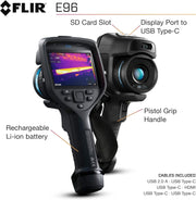 FLIR E96 Advanced Thermal Imaging Camera with Viewfinder MSX UltraMax and Thermal Studio Pro 640 x 480 30 Hz (image 4)