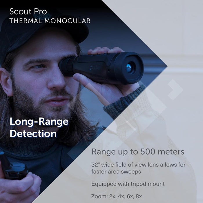FLIR Scout Pro 640x480 30 Hz Thermal Imaging Monocular for Law Enforcement