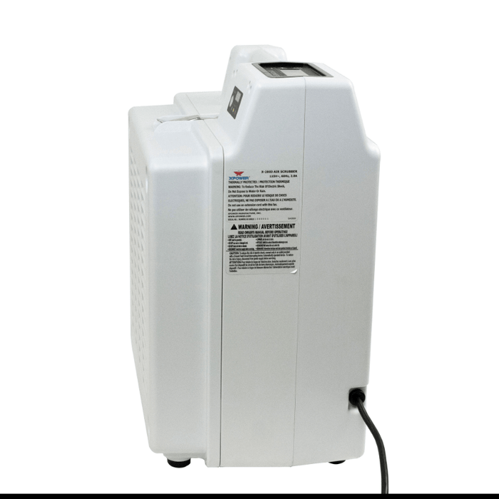 8 x 2800 mini air scrubber right side view.
