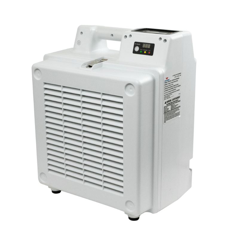 8 x 2830 mini air scrubber right angle view.