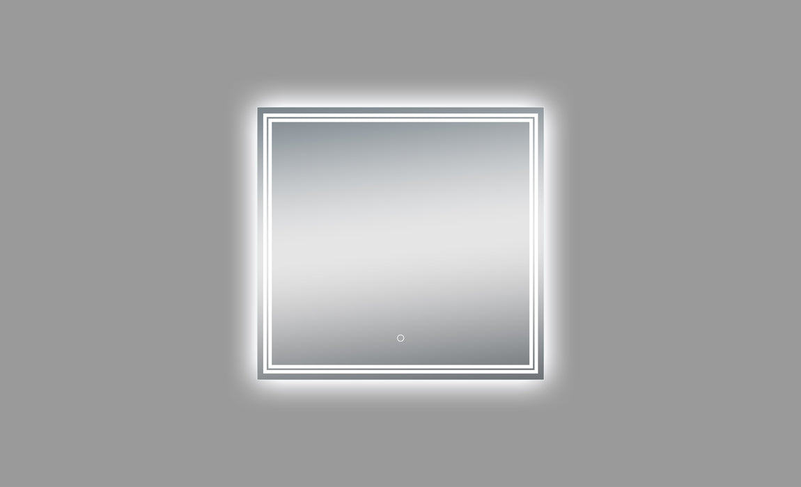Luna Polished Edge Back-lit LED Mirror for Bathroom Vanity and Wall Mounting