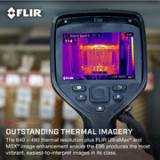 FLIR E96 Advanced Thermal Imaging Camera with Viewfinder MSX UltraMax and Thermal Studio Pro 640 x 480 30 Hz (image 5)