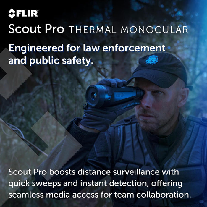 FLIR Scout Pro 640x480 30 Hz Thermal Imaging Monocular for Law Enforcement