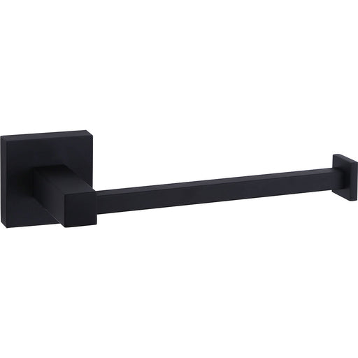 Brooke Matte Black Open Toilet Paper Holder