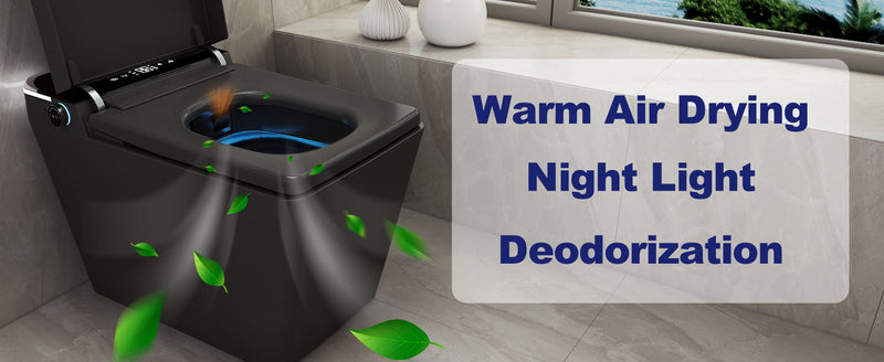 T2605 Matte Gray Smart Toilet with LED Screen & Bidet (image 7)
