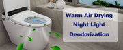 T105 White Smart Toilet with LED Screen & Bidet (image 7)