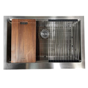 Nantucket Sinks AP-PS-3221-16 Prepstation Single Bowl Undermount Kitchen Sink