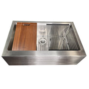 Nantucket Sinks AP-PS-3221-16 Prepstation Single Bowl Undermount Kitchen Sink (image 2)