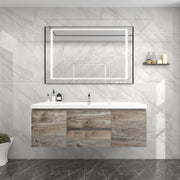 BOW Floating Bathroom Vanity with Reinforced Acrylic Sink 24" - 116" (image 1)