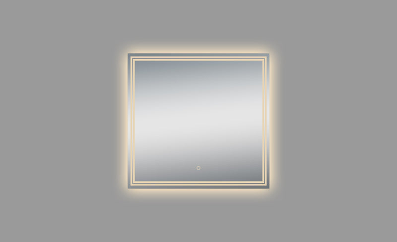 Luna Polished Edge Back-lit LED Mirror for Bathroom Vanity and Wall Mounting