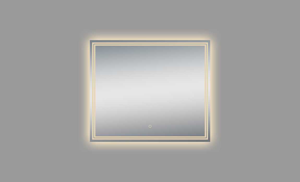 Luna Polished Edge Back-lit LED Mirror for Bathroom Vanity and Wall Mounting