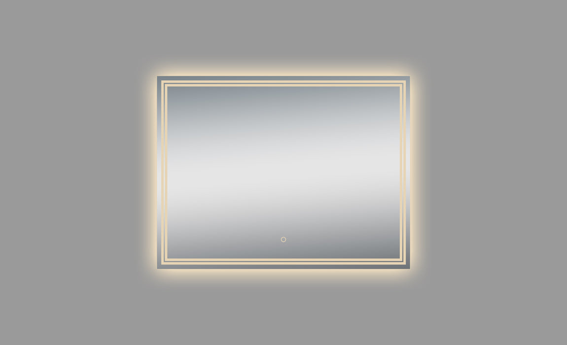 Luna Polished Edge Back-lit LED Mirror for Bathroom Vanity and Wall Mounting