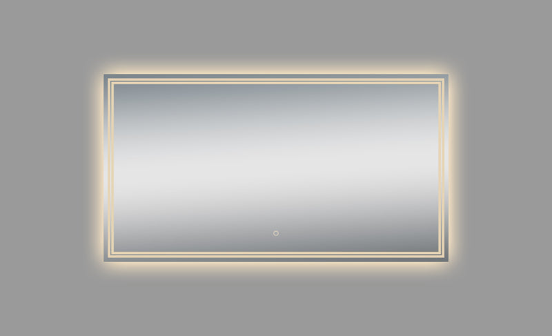 Luna Polished Edge Back-lit LED Mirror for Bathroom Vanity and Wall Mounting (image 2)