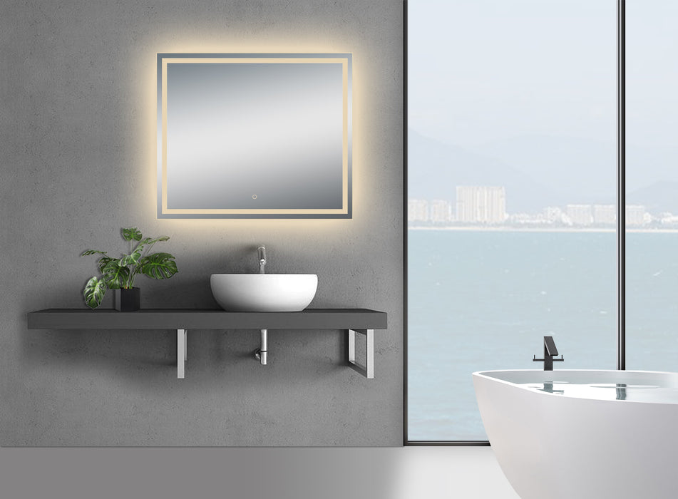 Twinkle Modern & Contemporary Lighted Bathroom Mirror