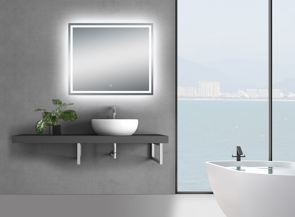 Twinkle Modern & Contemporary Lighted Bathroom Mirror