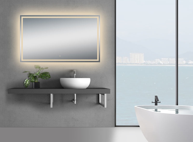 Twinkle Modern & Contemporary Lighted Bathroom Mirror (image 8)