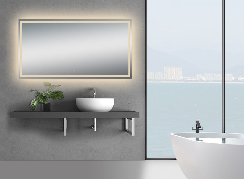 Twinkle Modern & Contemporary Lighted Bathroom Mirror